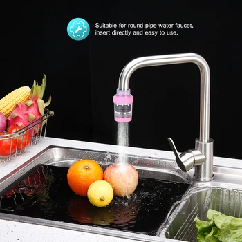 

New Kitchen Faucet Filter Tap Water Purifier Medical Stone Magnetized Water Strainer Faucet Strainer Portable Water Faucet Purif