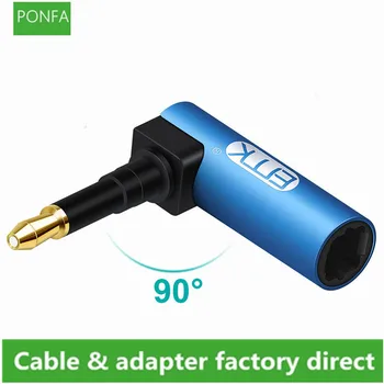 

3.5 mm Optical Adapter Digital audio cable 90 degree Right angle mini toslink adapter for Macbook, TV Box