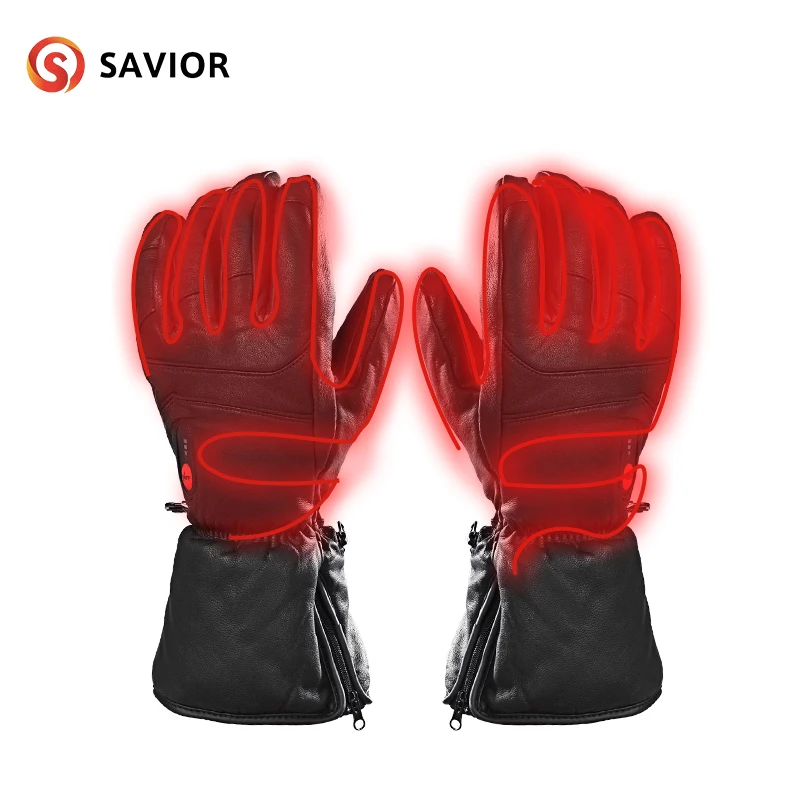 Savior кожа с электрическим подогревом перчатки Батарея приведенный в действие для