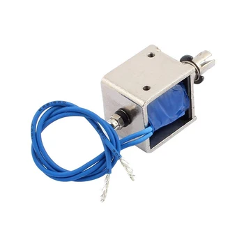 

New JF-0826B 12V/2A Reset DC 10mm 20N Force Push Pull Type Open Frame Solenoid Electromagnet Tool
