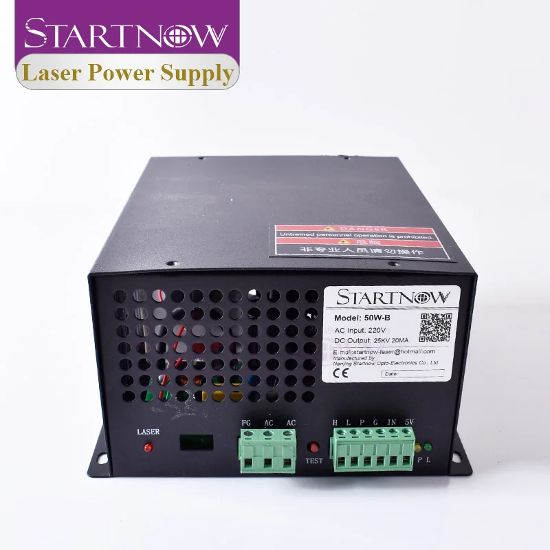 Лазерный источник питания Startnow 50W B CO2 50 Вт 220 В 110 45 55 для лазерной трубки
