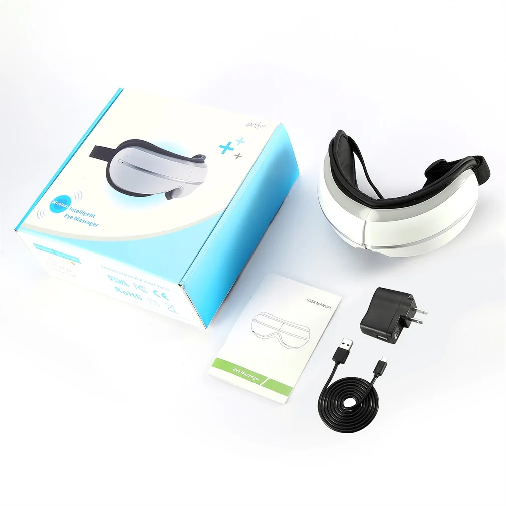 

Wireless Digital Eye Massager with Heat Compression and Music Relieves Eye Strain Dry Eyes Sinus Pressure and Headaches