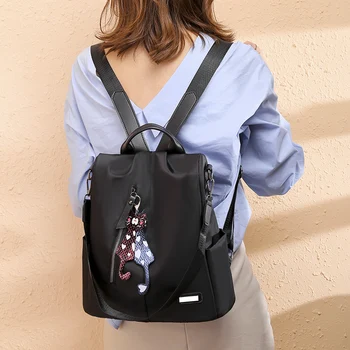 

Bags for Women 2019 The New Fashion Oxford Backpack College style Female Waterproof Bags Popular Backpack Lady Shoulder Bags