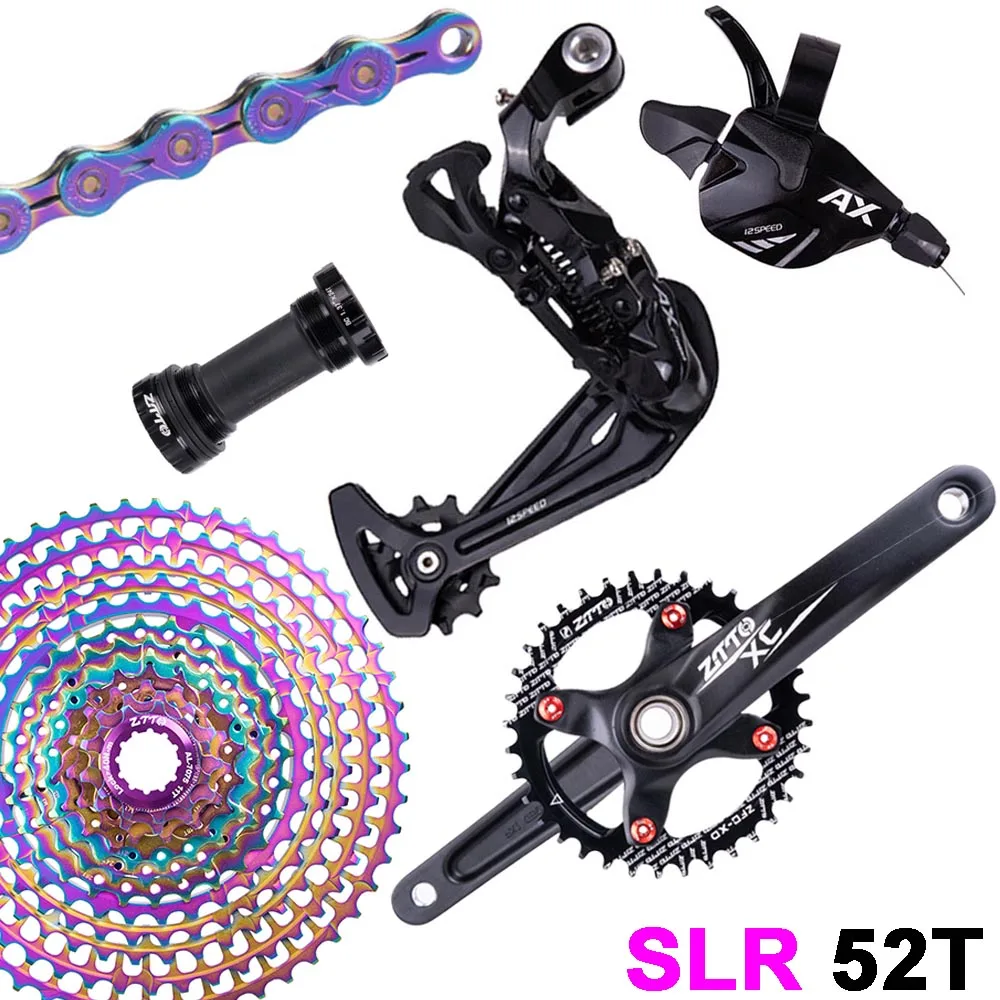 Ztto mtb 12速度1 × 12 hg 11-46t自転車11-50tシフターリア