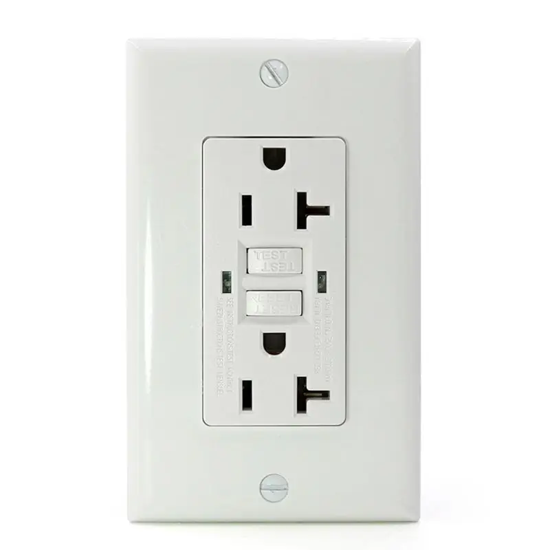 OOTDTY 20A 125V УЗО дуплекс-Тесты виброзащищенной розетка розетки погоду Heavy
