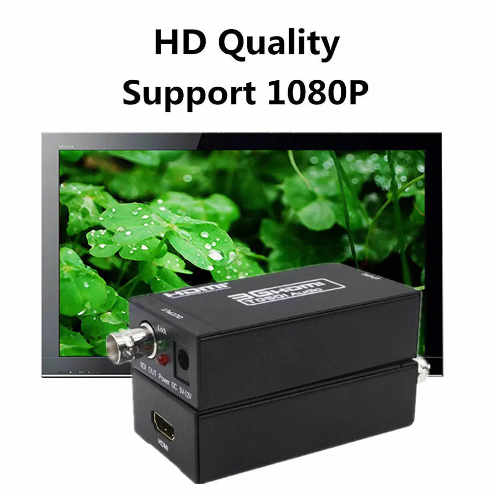 HD 3g SDI в HDMI конвертер адаптер Поддержка HD-SDI/3g-SDI/SD SDI сигналы мультимедиа HD видео портативный Преобразователь