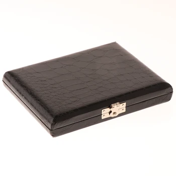 

Portable Wooden Reed Case Box Holder For Alto Tenor Soprano Saxophone Black