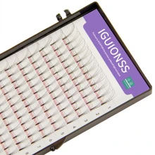 

IGUIONSS 3D/4D False Lashes Premade Russian Volume Fans Individual Faux Mink Pre made Volume Fans Eyelash Extensions