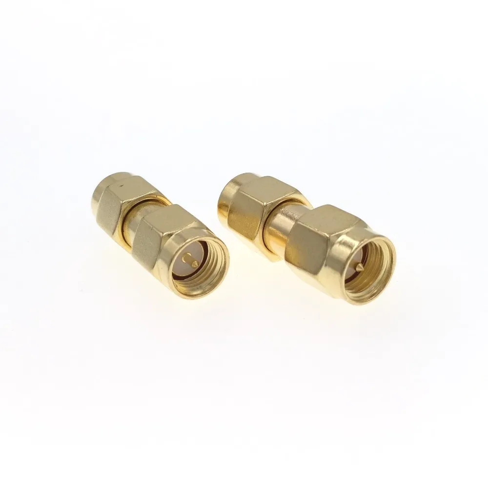 1 x Gold Plated SMA Female to MMCX Male Straight RF Connector Adapter USA 