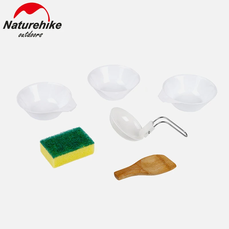 Naturehike для приготовления пищи чаша горшок плита духовка Набор Открытый Кемпинг посуда