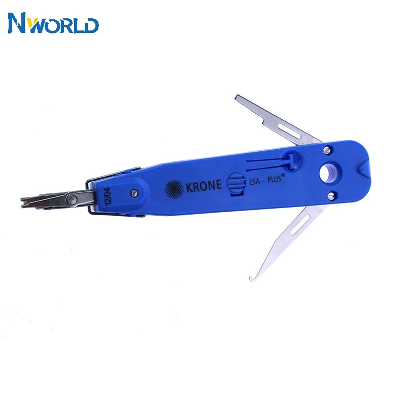 New Krone Network Adjustable Impact LSA-Plus Punch Down Tool Red New Krone Network Adjustable Impact LSA-Plus Punch Down Tool Red