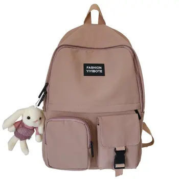 

New Fashion Women Backpack Nylon Waterproof Women School Bags for Teenage Girs Multi Pocket Female Travel Backpack Mochilas