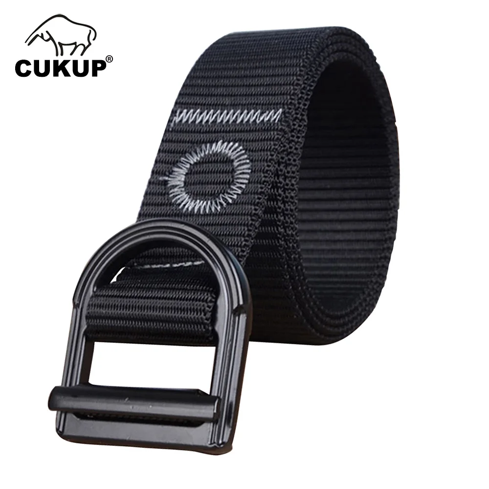CUKUP New High Quality Nylon & Canvas Belt Jean Accessories Men 3.8cm Width Supply Outdoor Tactical Mountaineering Style CBCK250
