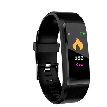 

Smart Watch 115 Plus Smart Bracelet GPS Outdoor Fitness Tracker Waterproof Heart Rate Step Counter Multi-sport Wristband for IOS