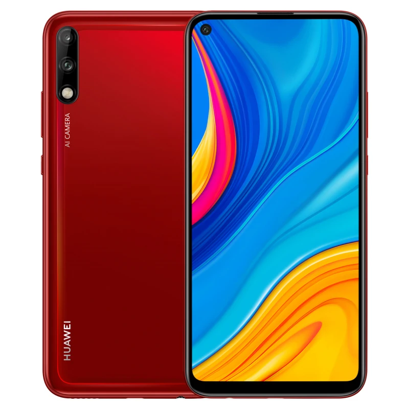 Huawei Enjoy 10 6 ГБ 64 Гб мобильный телефон 6,3" Kirin 710F Восьмиядерный 48MP двойная камера смартфон 4000 мАч мобильный телефон - Цвет: 6GB 64GB Red