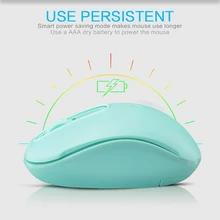 USB Беспроводная мышь сплошной цвет эргономичный дизайн оптическая мышь ноутбук игровой плеер LHB99