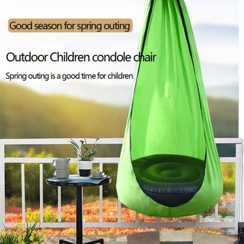 

Swing Hammock Chair Kids Swing Pods Parachute Portable Outdoor Camping Chair Indoor Garden Hanging Seat Suitable