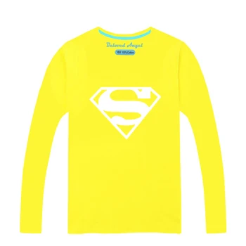 

Skull Print Yellow Red Blue Color Spring Autumn Luminous T-shirt Kids Funny Children T-shirts Boys Girls Tops Tees Baby Clothes
