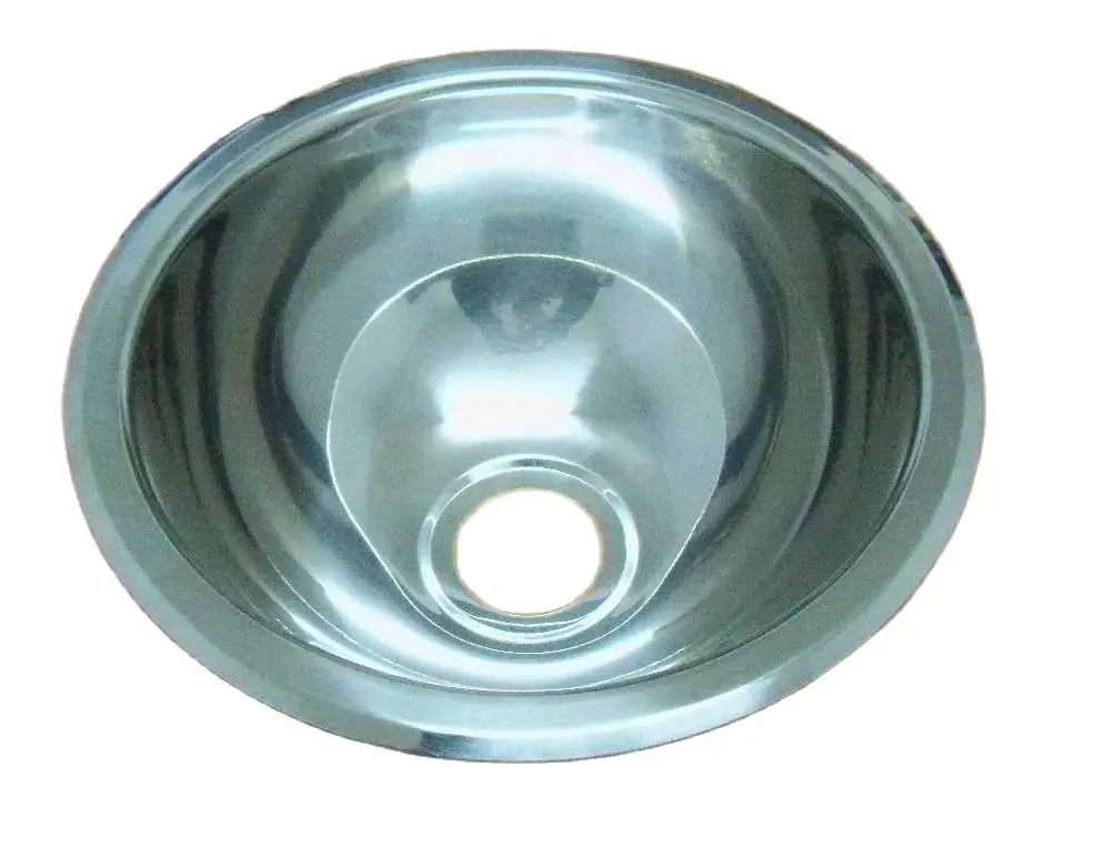 Rv wash basin round 304 stainless steel sink mini lavendered bright stainless steel lavendered small round pots
