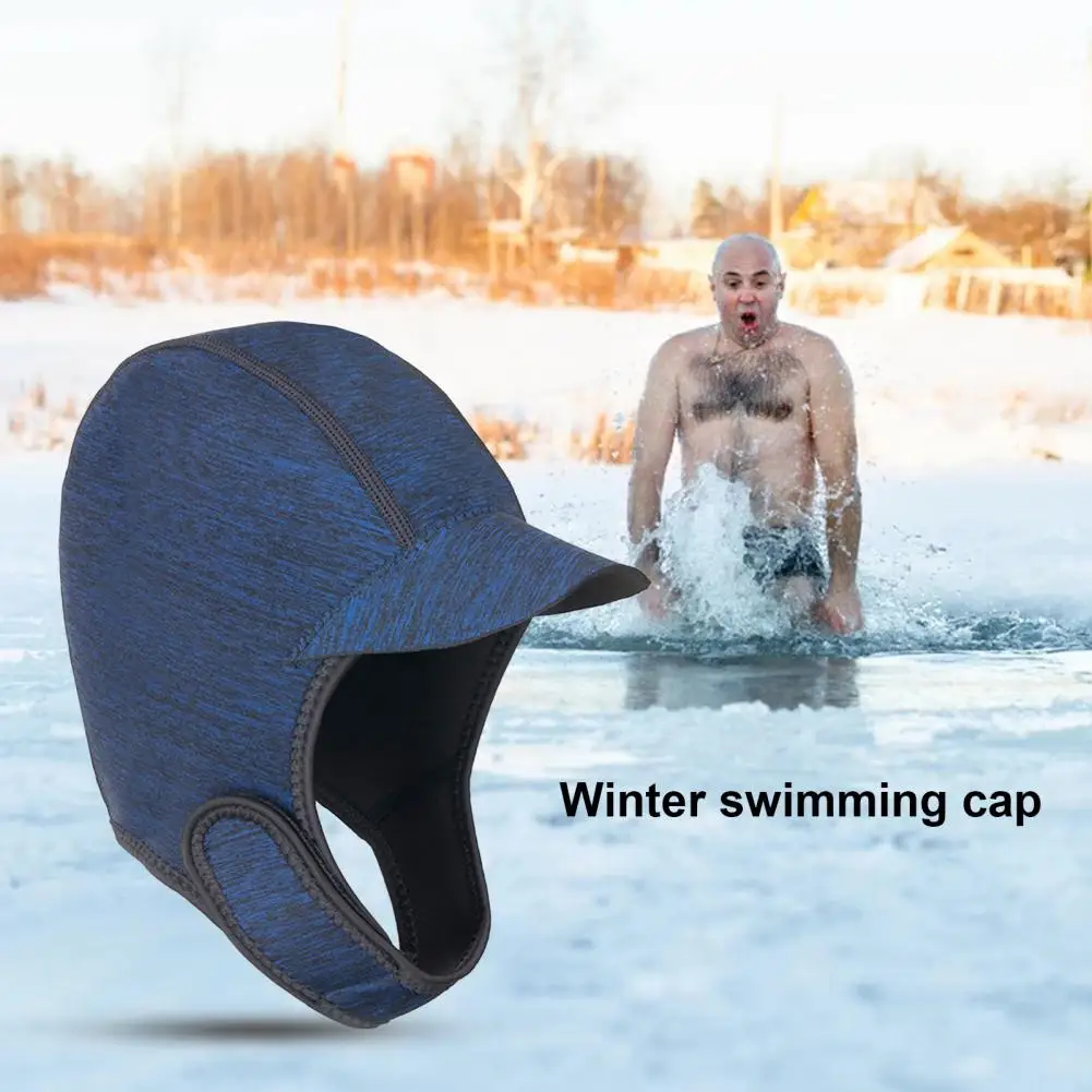 Men Wetsuit Hood Brim Sun Hat 