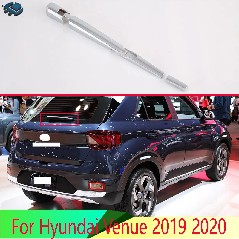 For Hyundai Venue 20192022 Car Accessories Abs Chrome Rear Window