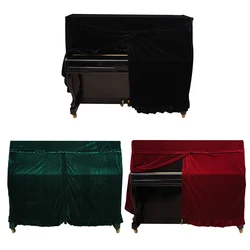 158 x 112 x 50cm Pleuche Musical Piano Dust-proof Cover Dust Guard Tool for Upright Piano Anti-dust Protector Cloth