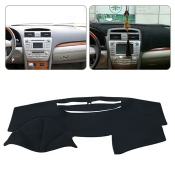 

DWCX Polyester Sun Shade Dash Mat Pad Dashmat Dashboard Protector Cover Carpet Fit For Toyota Camry 2007 2008 2009 2010 2011 LHD