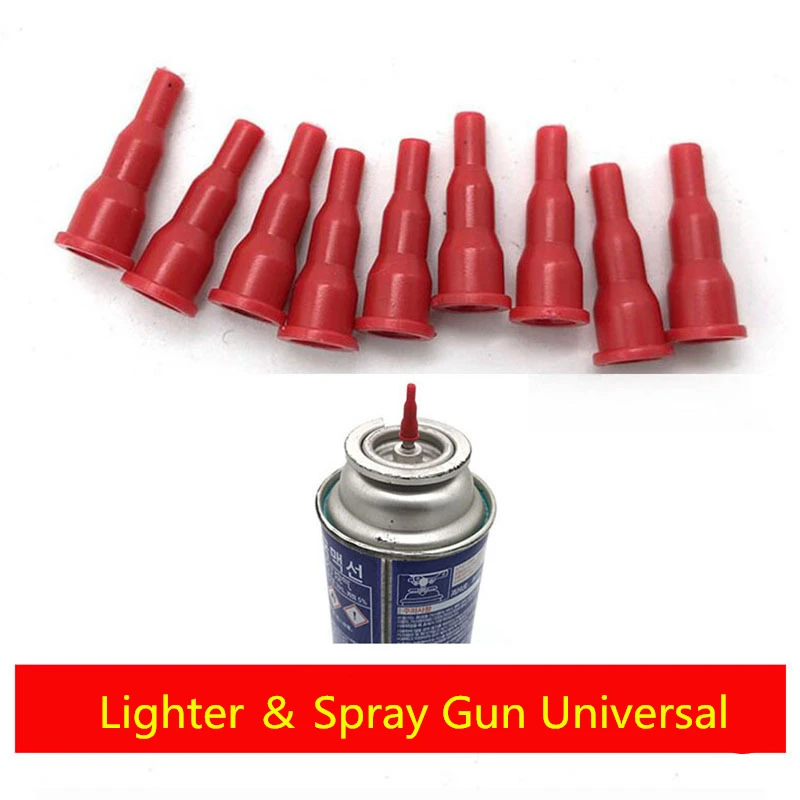 Reusable Plastic Butane Nozzle Adapter Convert Cassette Tank Into