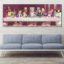 Rick and Morty Rick Sanchez Cartoon Canvas Posters Prints Wall Art Painting Decorative Picture Modern Bedroom Home Decoration HD