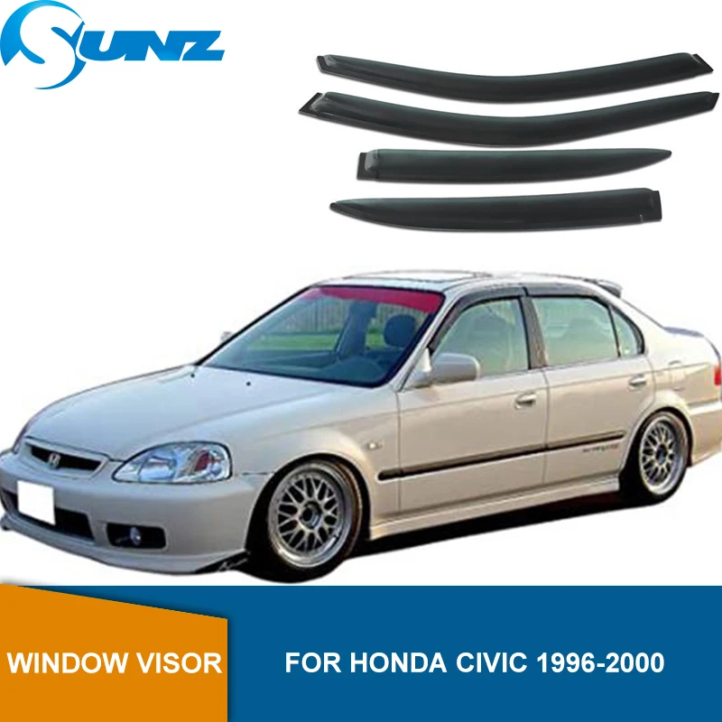 Дефлектор бокового окна для Honda Civic 1996 1997 1998 1999 2000 седан оконный козырек Vent Shades