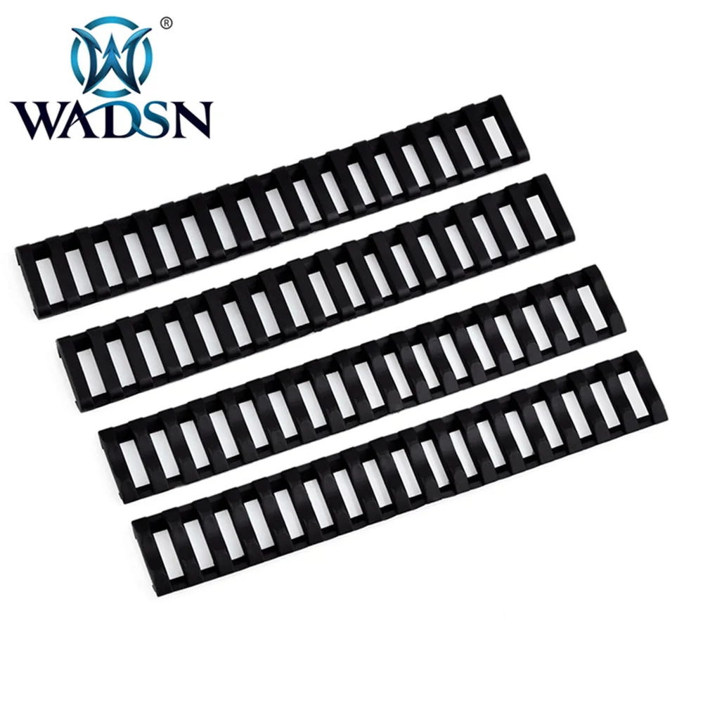 WADSN Softair лестница 4x 18-Slot Чехлы для рельсов набор Тактическая защита для рук устойчивая крышка MP02058 подсветка для оружия аксессуары