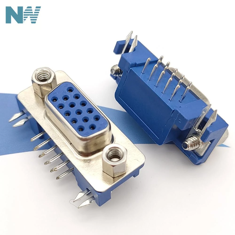 5PCS VGA Male Plug Socket DB15 15-Pin D-SUB 3 Rows Solder For Connector Adapter 5PCS VGA Male Plug Socket DB15 15-Pin D-SUB 3 Rows Solder For Connector Adapter