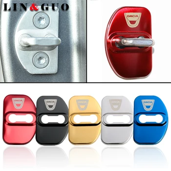 

Car Styling Auto Door Lock Cover Case for Dacia Sandero MK2 Stepway 2017 Accessories Car-Styling 4pcs/lot