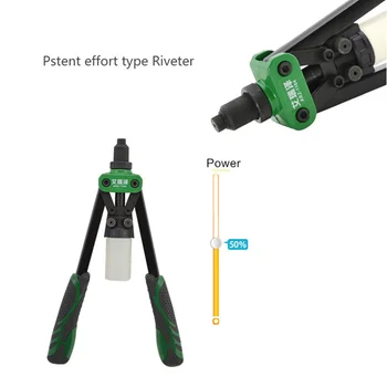 

Manual stainless steel rivet gun double effort labor-saving nail gun Blind rivet gun pull cap gun