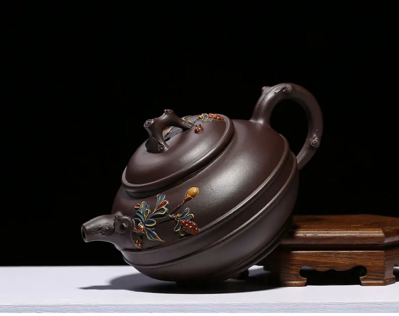 Chinese Yixing Clay Teapot Zisha Teapot Infuser Kung Fu Tea Set 410ml New Arrived Famous Handmade Pot High Quality With Gift Box