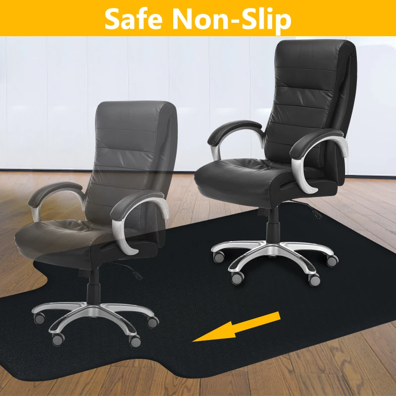 

Office Chair Mat for Hardwood Floor 36"x48'' with Lip Transparent Floor Mats for Rolling Chairs Wood/Tile Protection Mat Carpets