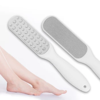 

NOQ 1pcs Double Side Stainless Steel Disposable Foot File And Callus Remover Dead Skin Remover Foot Care Products Pedicure Tools