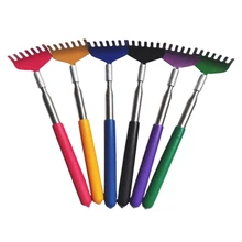 Ручные пальцы практичный Портативный Выдвижная снять массажер Нержавеющая сталь Non-Slip Спиночес