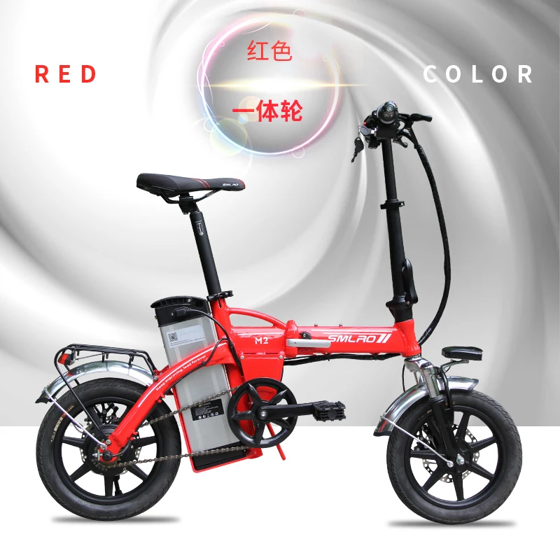 

M2 New Style 48v 10a 350w 14 Inch Electric Bike Mini E Bike Foldable ebike electric bicycle electric bike cheap electric vehicle