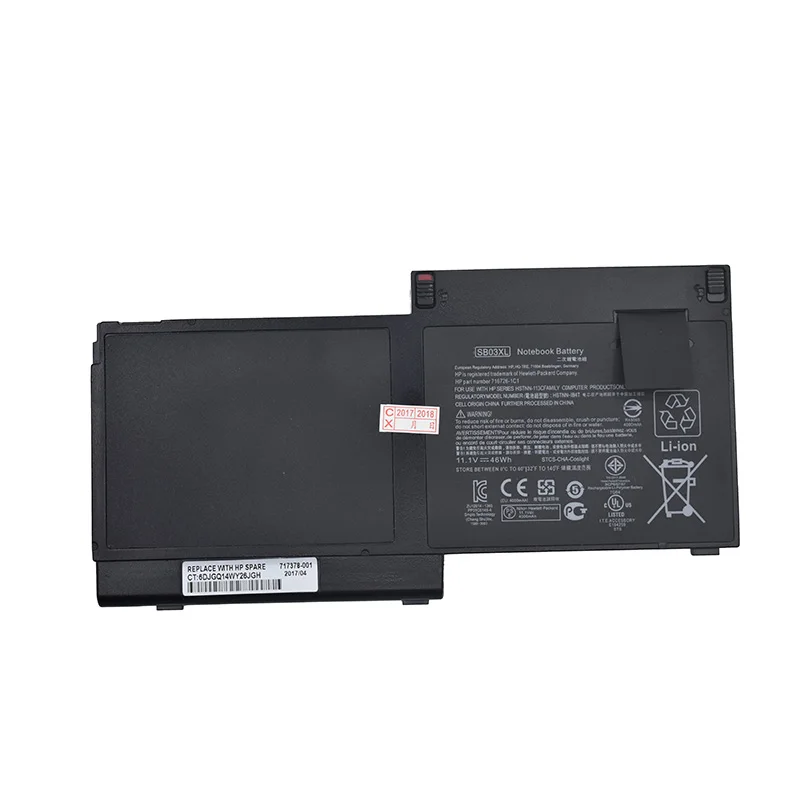 GZSM laptop battery SB03XL For HP EliteBook 820 G1. E7U25AA E7U25ET battery for laptop 717378-001 E7U25ET F6B38PA battery