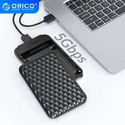 ORICO – boîtier pour disque dur SATA vers USB 2.5, 3.0 pouces, 5Gbps, 4 to, SSD, Support UASP, 7 9.5mm 