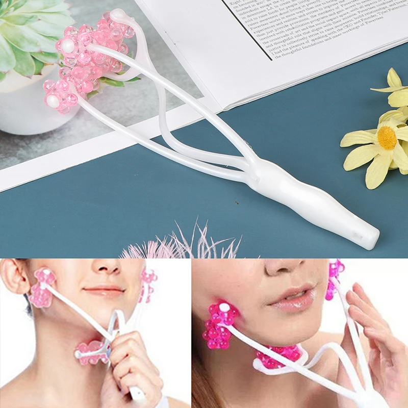 

1PC 2 in 1 Anti Wrinkle Face Up Roller Massage Professional Slimming Remove Double Chin Face Slimmer Massager Roller