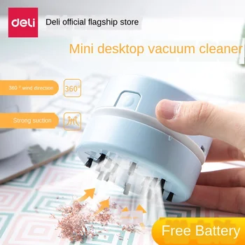 

Mini Desktop Vacuum Cleaner Eraser Students Cuttings Slag Automatic Electric Cleaning Portable Mini USB Charging
