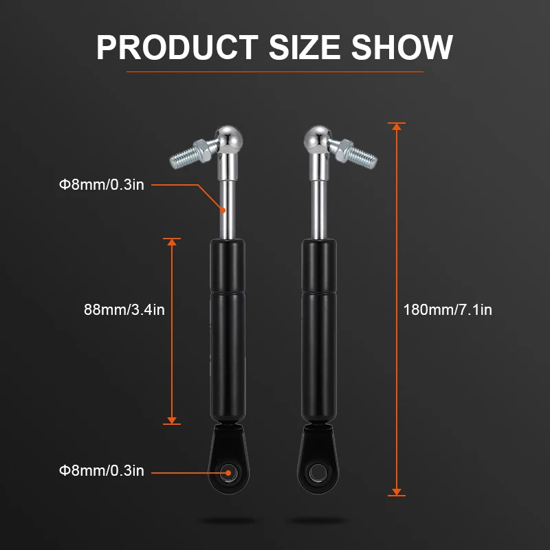  2 Pieces Struts Arms Lift Supports For Yamaha T Max Tmax 500 2008 2011- 2018 T-MAX 530 2012 -2014 2