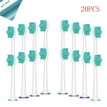 20 шт./лот Замена Зубная щётка головок для зубной щетки Philips Sonicare ProResults HX6013/66 HX6530 HX9340 HX6930 HX6950 HX6710 HX9140