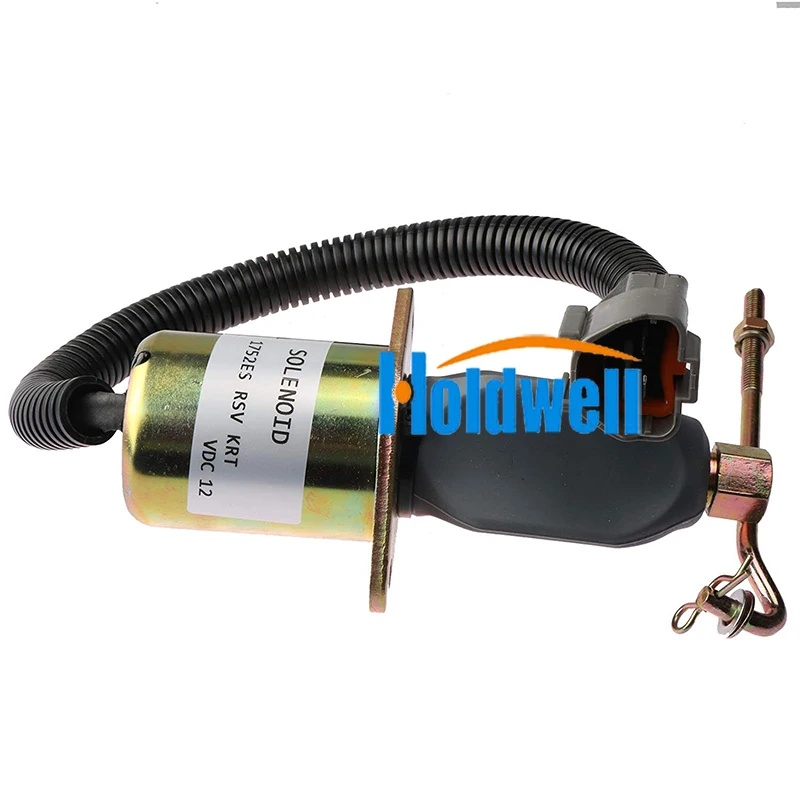 12 В стопорный Электромагнит 1752ES RSV KIT KRT для Cummins Mitsubishi SA-4014-12 | Автомобили и