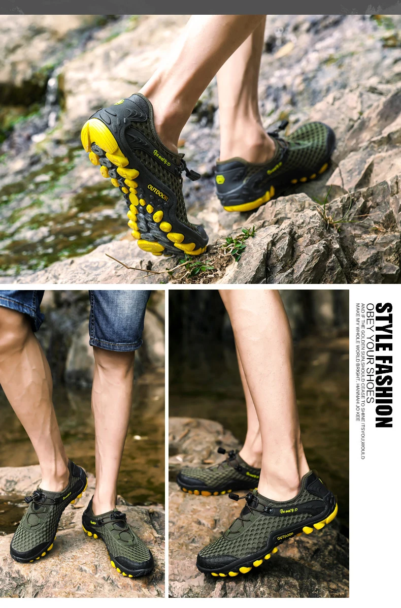 Baideng/Мужская Уличная обувь для походов, походов, альпинизма, треккинга, спортивная обувь, нескользящая износостойкая горная обувь, женские ботинки 36-45