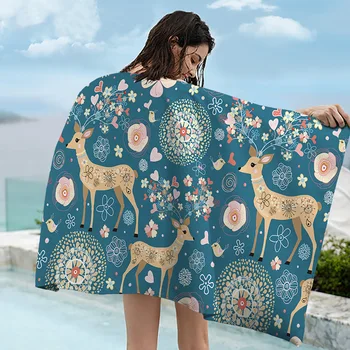 

Microfiber Beach Towel Summer Quick Dry Microfiber Towels For Adults Big Travel Sport Swimming Towels