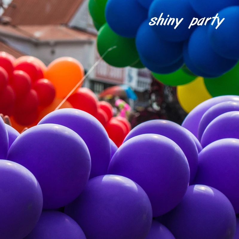 balloons purple 10inch 2.2g thinck birthday party balloons decoration anniversaire globos helium balloons weddings candy colors