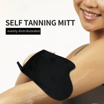 

Tanning Gloves Applicator Double-sided Flocking Spa Gloves Self Tanning Mitt Applicator